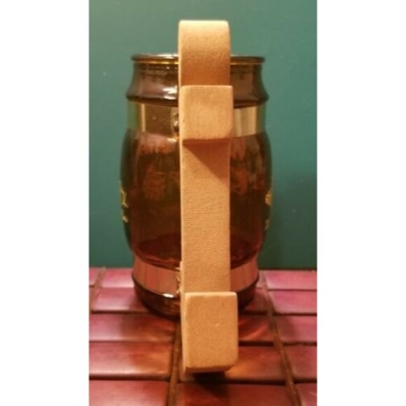 Vintage 1970s West Virginia Almost Heaven Souvenir Mug Wooden Anchor Handle - Picture 4 of 11